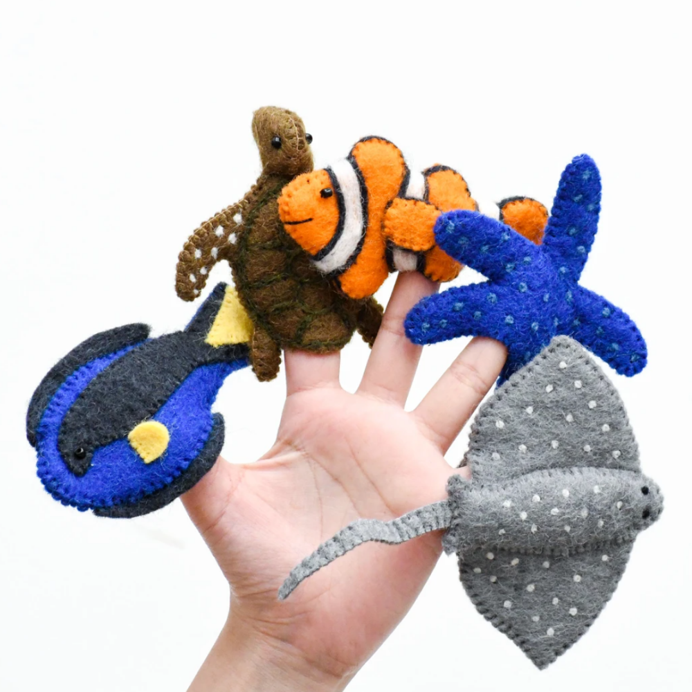 Australian Coral Reef Puppet Set - Moosey Moose