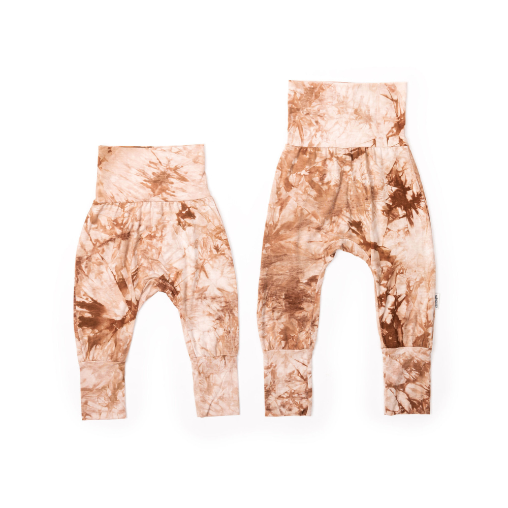 Cinnamon Tie Dye Grow Pants - Moosey Moose