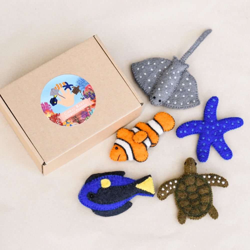 Australian Coral Reef Puppet Set - Moosey Moose