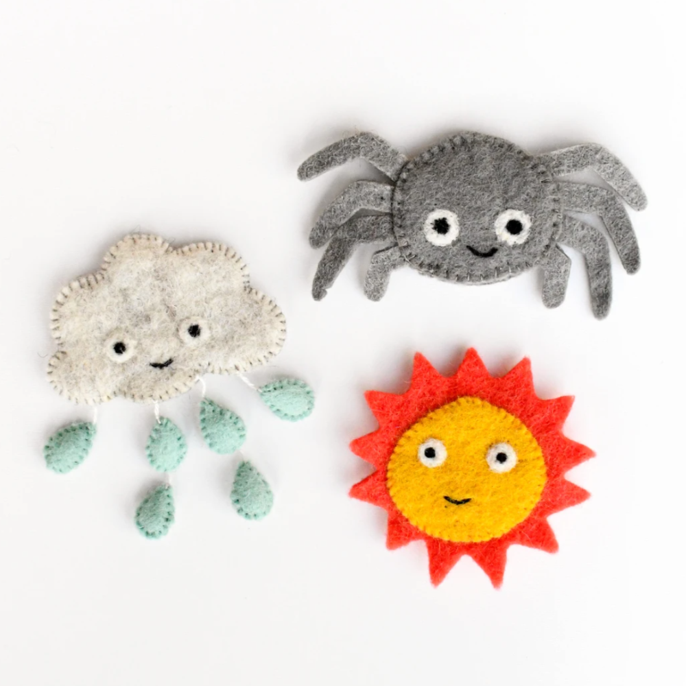 Incy Wincy Spider Finger Puppets - Moosey Moose